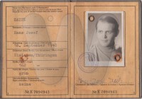 Hans Josef Zeitz -Ausweis-